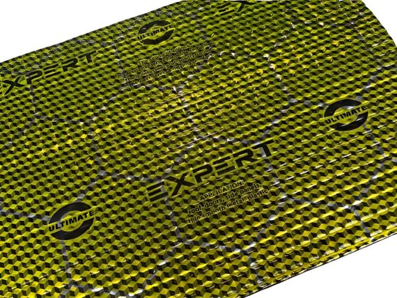 Виброизоляционный лист ULTIMATE EXPERT COLD GOLD 2,1 мм (50x35 см) | Зображення 2