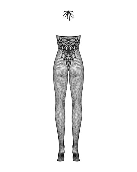 Комбінезон у сіточку Obsessive G308 з відкритим доступом, чорний, S/M/L чорний sexstyle | Зображення 8