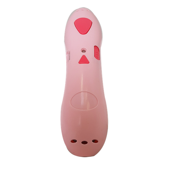 3Д ручка акумуляторна з трафаретами та пластиком для малювання 3Д Pen Рожева