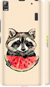 Чохол на Lenovo K3 Note K50-T5 Єнотик з кавуном "4605m-141-2448"