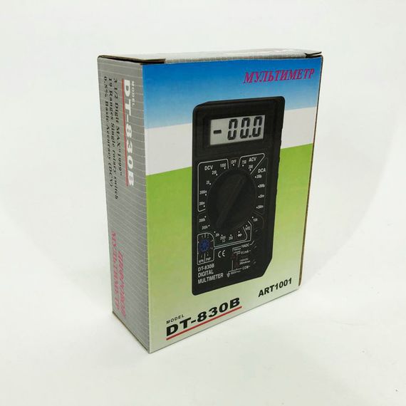 Цифровой мультиметр Digital DT-830B, Качественный мультиметр, RQ-123 Электронный мультиметр | Зображення 7