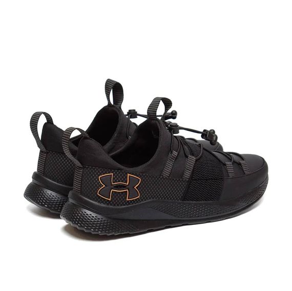 Чоловічі шкіряні демісезонні кросівки Under Armour чорні | Зображення 3
