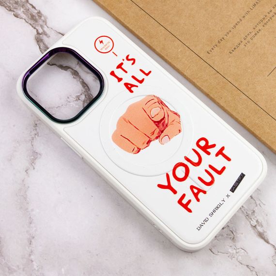 TPU+PC чохол Funny pictures with MagSafe для Apple iPhone 13 Pro (6.1") | Зображення 4