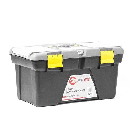 Ящик для інструменту 21.5" 536*292*271мм INTERTOOL BX-0321 | Зображення 1