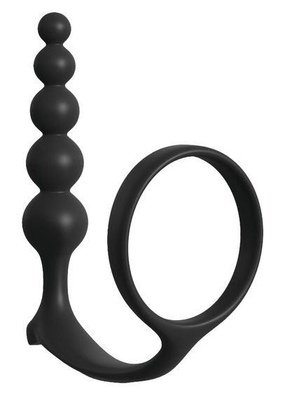 Анальный стимулятор с эрекционным кольцом AF Ass-Gasm Cockring Anal Bead Sex Aura | Зображення 3