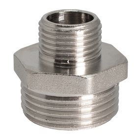 Ніпель нікельований редукційний Remi 1/2” х 1” 19789