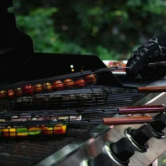 Сітка-гриль для овочів UNIQUE, Грати для грилю, Сітка для барбекю | Зображення 6