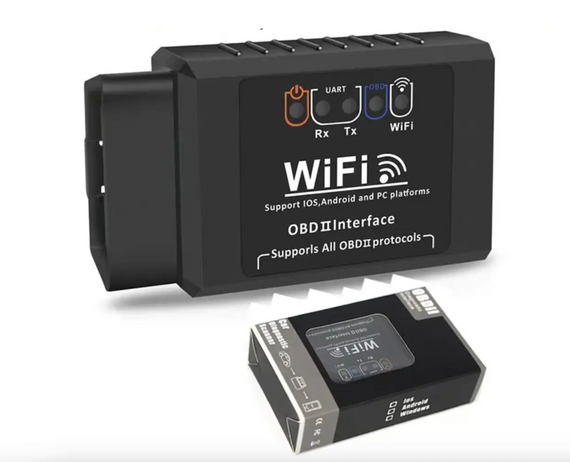 Автомобільний сканер ELM327 OBD2 Wi-Fi V 1.5 для IOS/Android