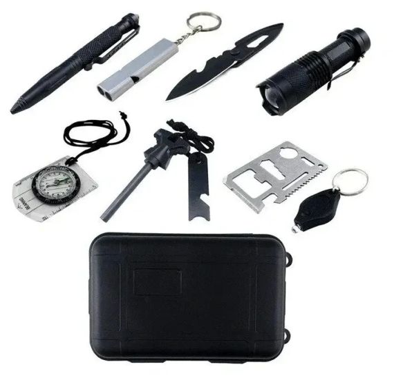 Туристический набор инструментов для выживания 8 предметов | Зображення 2