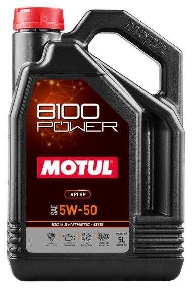 Моторна олива Motul 8100 Power 5W-50 5л.