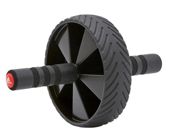 Ролик (колесо) для преса Adidas Ab Wheel чорний Уні D18 см ADAC-11404