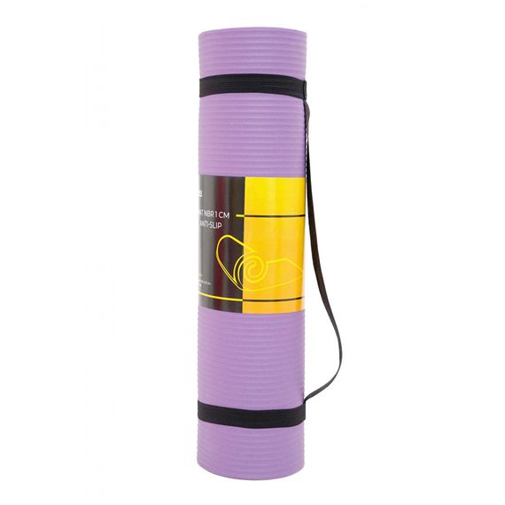 Килимок спортивний Cornix NBR 183 x 61 x 1 cм для йоги та фітнесу XR-0011 Violet