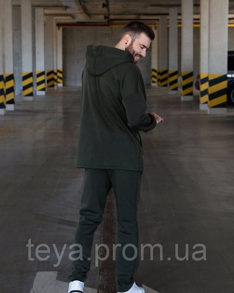 Спортивный костюм цвет хаки размеры XXL, 3XL, XL, S, L, M FI_005512 | Зображення 1