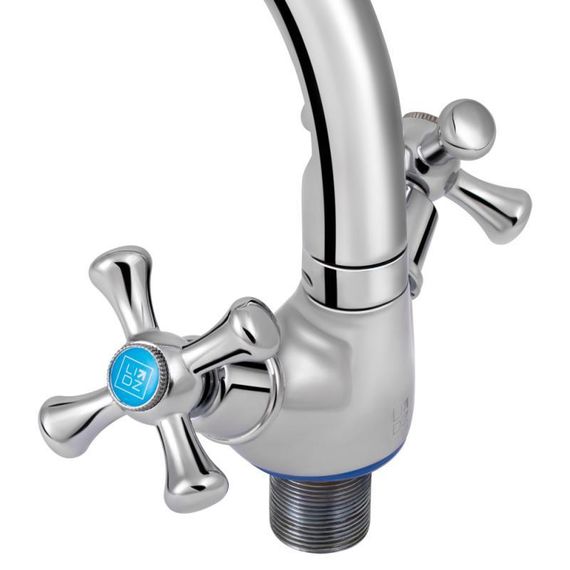 Смеситель для кухни Lidz Lamb 276F двухвентильный LDLAM276FCRM22019 Chrome | Зображення 5