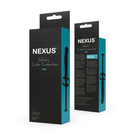 Шприц для введення змазки Nexus Infinity Lube launcher Pro, вигнутий кінчик Sex Aura | Зображення 8