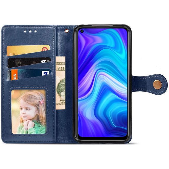 Кожаный чехол книжка GETMAN Gallant (PU) для Xiaomi Redmi Note 9 / Redmi 10X | Зображення 2