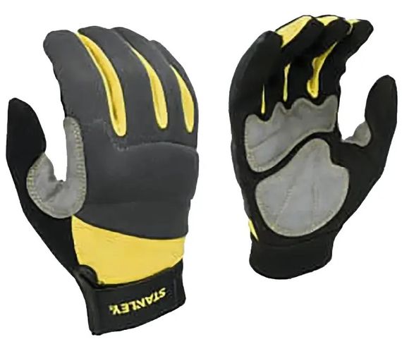 Рукавички Stanley універсальні, з додатковими накладками на долоні та пальцях SY660L