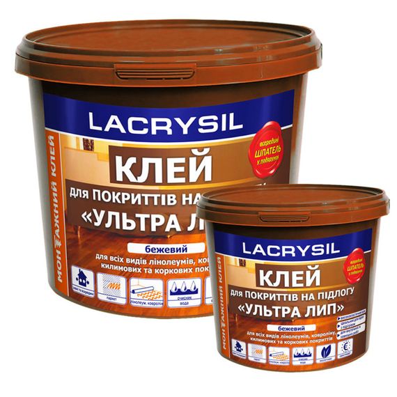 Клей для напольных покрытий Lacrysil Ультра Лип 12 кг | Зображення 1