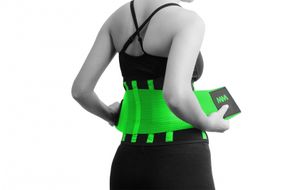 Компресійний пояс Мадмакс MFA-277 Slimming belt Black/neon green L