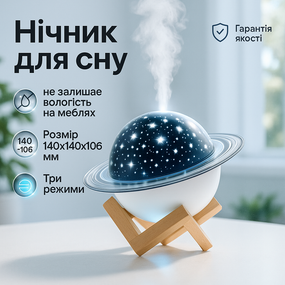 Usb led ночник сатурн, Ночники в детскую комнату, Детские ночник со встроенным аккумулятором PW-63