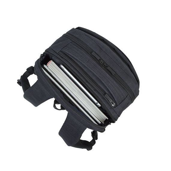 Рюкзак городской Rivacase 8365 / Black 32х47.5х17 см черный | Зображення 8