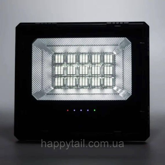 Уличный LED фонарь на солнечной батарее 200 Вт 225 LED прожектор с датчиком движения и пультом | Зображення 2