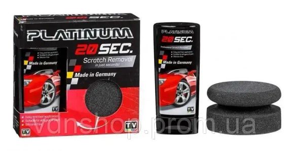 Паста для видалення подряпин Platinum 20sec - полірувальна паста для авто | Зображення 2