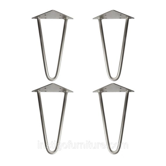 Комплект ножек шпилек из металла 200 мм 4 шт (1148) Серый