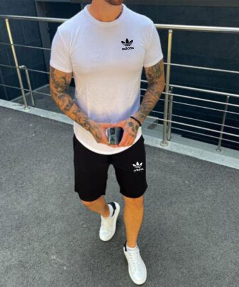 Футболка adidas біла | Зображення 1