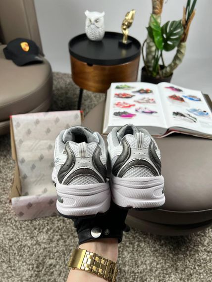 Мужские кроссовки New 530 Premium White Grey весна / літо / осінь A3660 45 28,5-29 см | Зображення 1