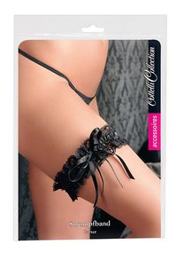 Підв’язка для панчіх КУРТИЗАНКА чорна Sex Aura