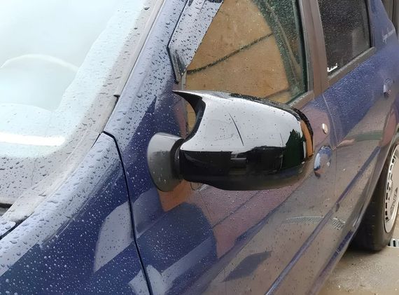 Накладки на Зеркала BMW-Style (2 шт) для Lada Largus 2012- гг | Зображення 5