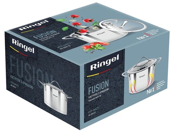 Кастрюля RINGEL Fusion 22 см 4.7л | Зображення 6