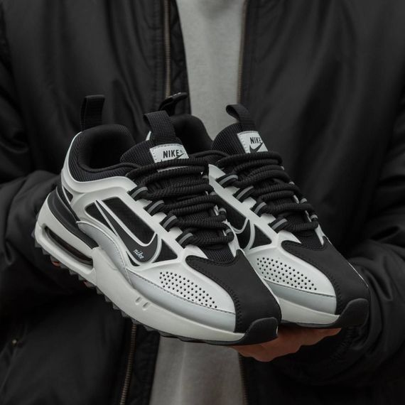 Демісезонні кросівки Nike Air Max колір білий, чорний | Зображення 6