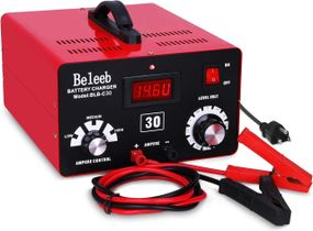 Зарядний пристрій Beleeb 12–72 В з LCD-дисплеєм, імпульсною зарядкою та функцією відновлення