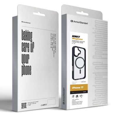 Чехол для мобильного телефона Armorstandart Unit MagCase Apple iPhone 17 Black (ARM86281) | Зображення 5
