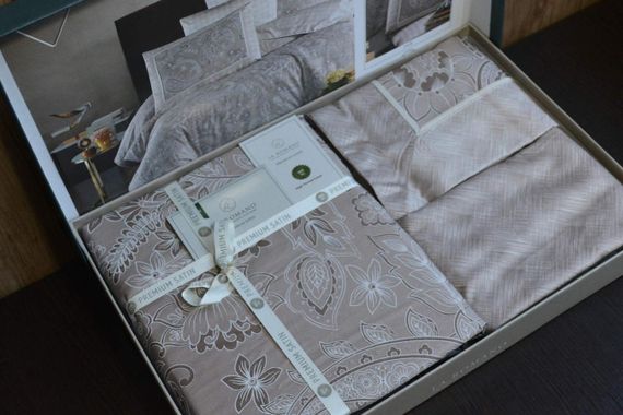 Постільна білизна La Romano Premium Satin 200×220 Theron Rock | Зображення 4