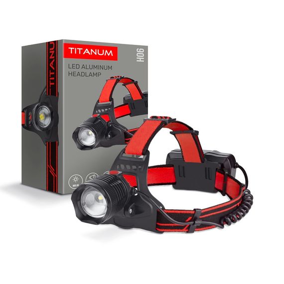 Налобний світлодіодний ліхтарик TITANUM TLF-H06 800Lm 6500K | Зображення 1