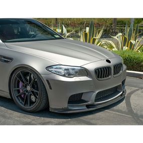 Передний лип-спойлер DPT V2 (Для M5, Черный Глянец) для BMW 5 серия F-10/11/07 2010-2016 гг