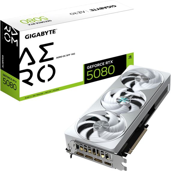Відеокарта GIGABYTE GeForce RTX5080 16GB AERO OC SFF (GV-N5080AERO OC-16GD) | Зображення 9