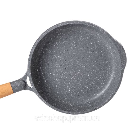 Алюминиевая сковорода 1,8 л с мраморным антипригарным покрытием Ø 24 см серая MGC HP-4-423G | Зображення 1