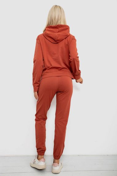 Спортивный костюм женский двухнитка, цвет терракотовый, 214R1419-003 | Зображення 3