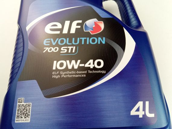 Олива моторна 10W-40 напівсинтетична ELF Evolution 700 STI 4 л. (7701208265) (214120) | Зображення 1