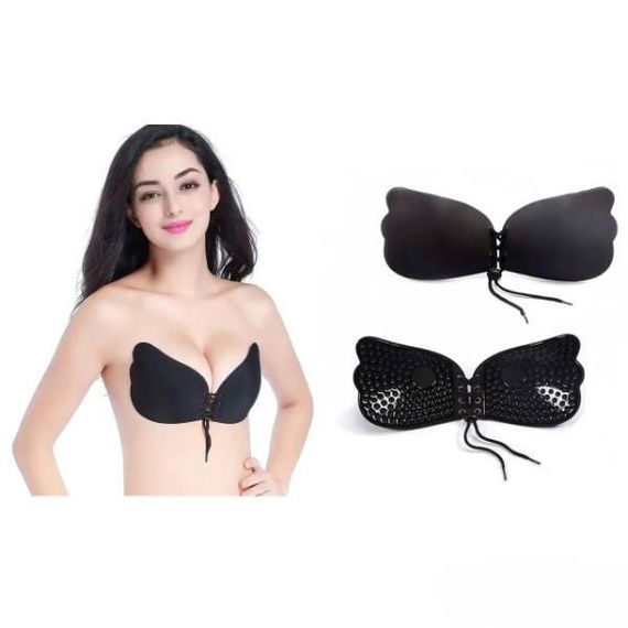 Невидимый бюстгальтер на клейкой основе Fly Bra Черный чашка C