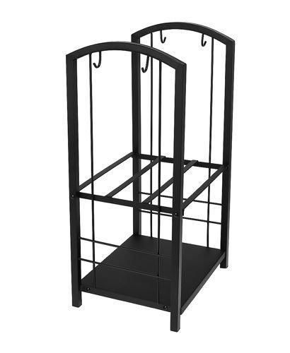 Підставка для дров Kaminer 8785 з аксесуарами для каміна 4в1 – щипці, совок, кочерга, метла | Зображення 2