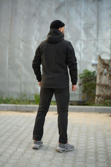 Костюм чоловічий "Reef" чорний з шевроном | Зображення 4