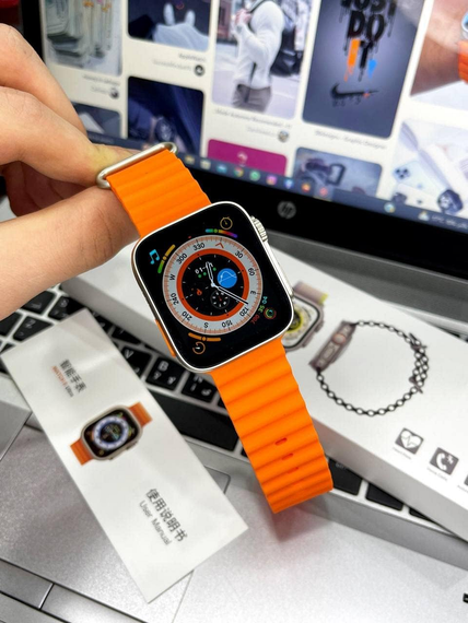 Смарт часы GT8 ULTRA Smart Watch 45mm Orange | Зображення 5
