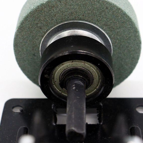 Насадка на дриль з точильним каменем та гайковим ключем / Шліфувальний камінь для заточування ножів, ножиць та свердлів | Зображення 6