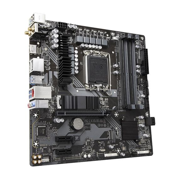 Материнська плата Gigabyte  B760M DS3H AX DDR4 s1700 B760 4xDDR4 M.2 HDMI DP mATX (B760M_DS3H_AX_DDR4) | Зображення 1