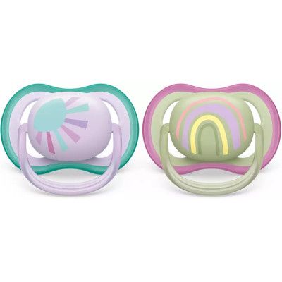 Пустышка Philips AVENT Ultra Air, 0-6 міс. 2 шт (SCF085/59)